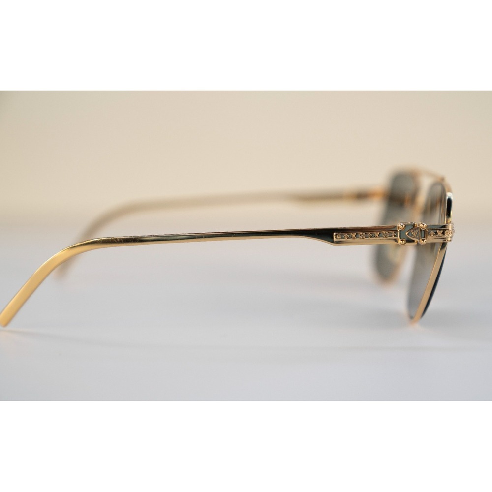 LOUIS VUITTON Z1267E Sunglasses Gold LV Ash Sunglasses - Picture 5 of 12